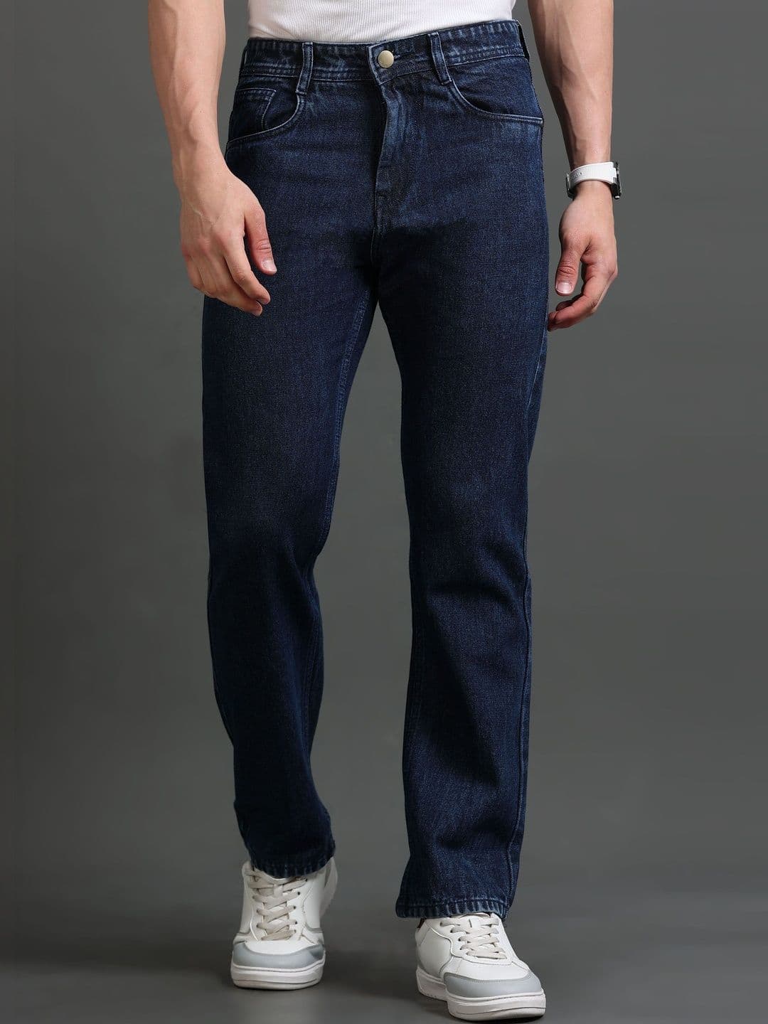 Kolor Fusion Men Loose Straight Fit Mid-Rise Jeans - view 1