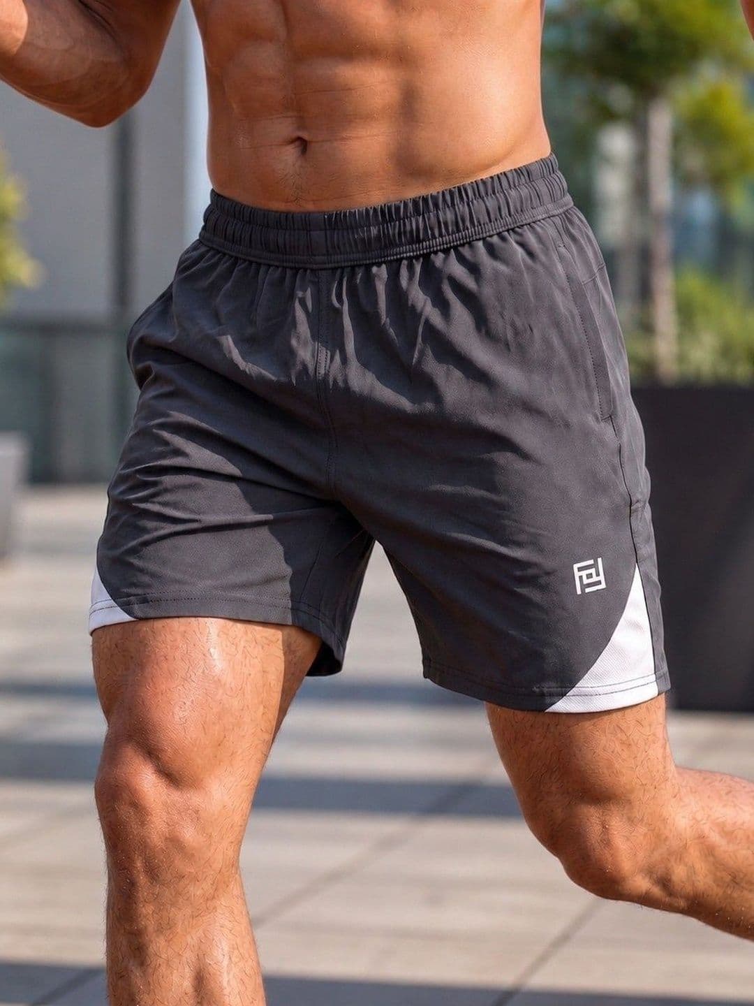 Uttam Men Colourblocked Training or Gym with Technology Shorts - view 1