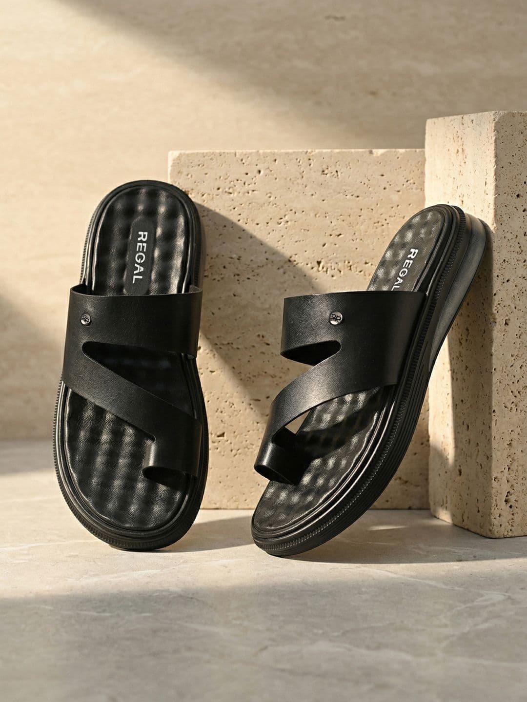 Regal Men Leather Comfort Sandals - view 1