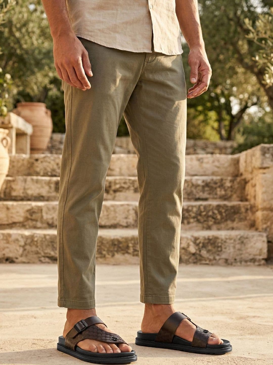 Regal Men Leather Shoe-Style Sandals - view 1