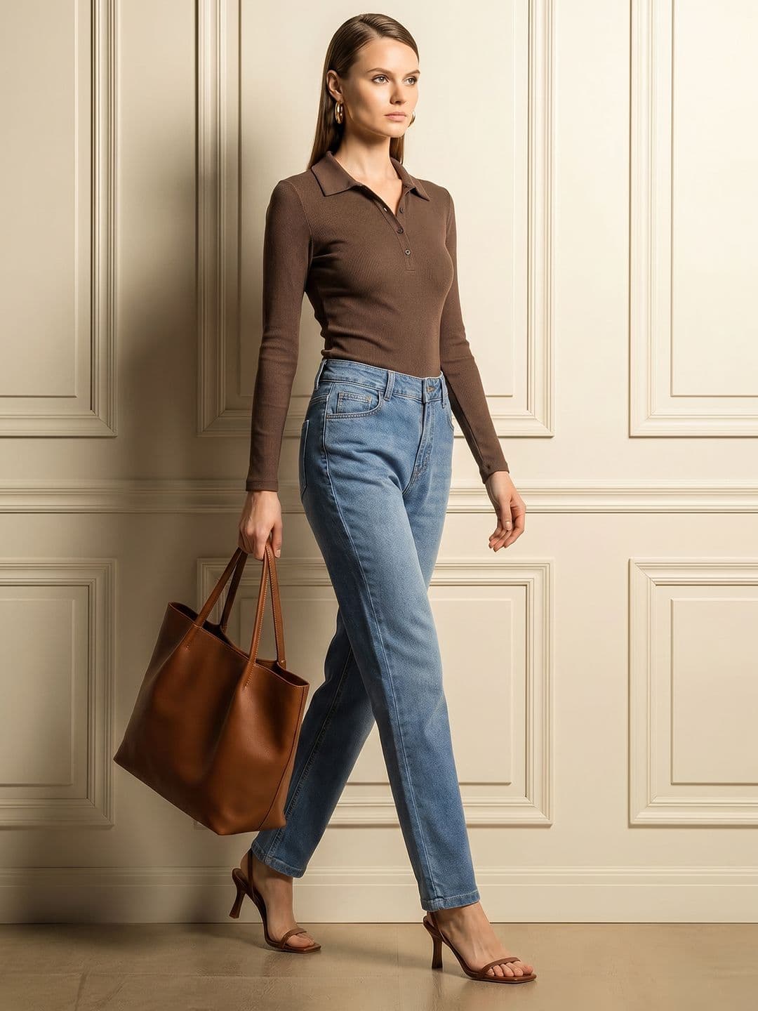 Chemistry Women Mom Fit Light Fade Stretchable Jeans - view 1