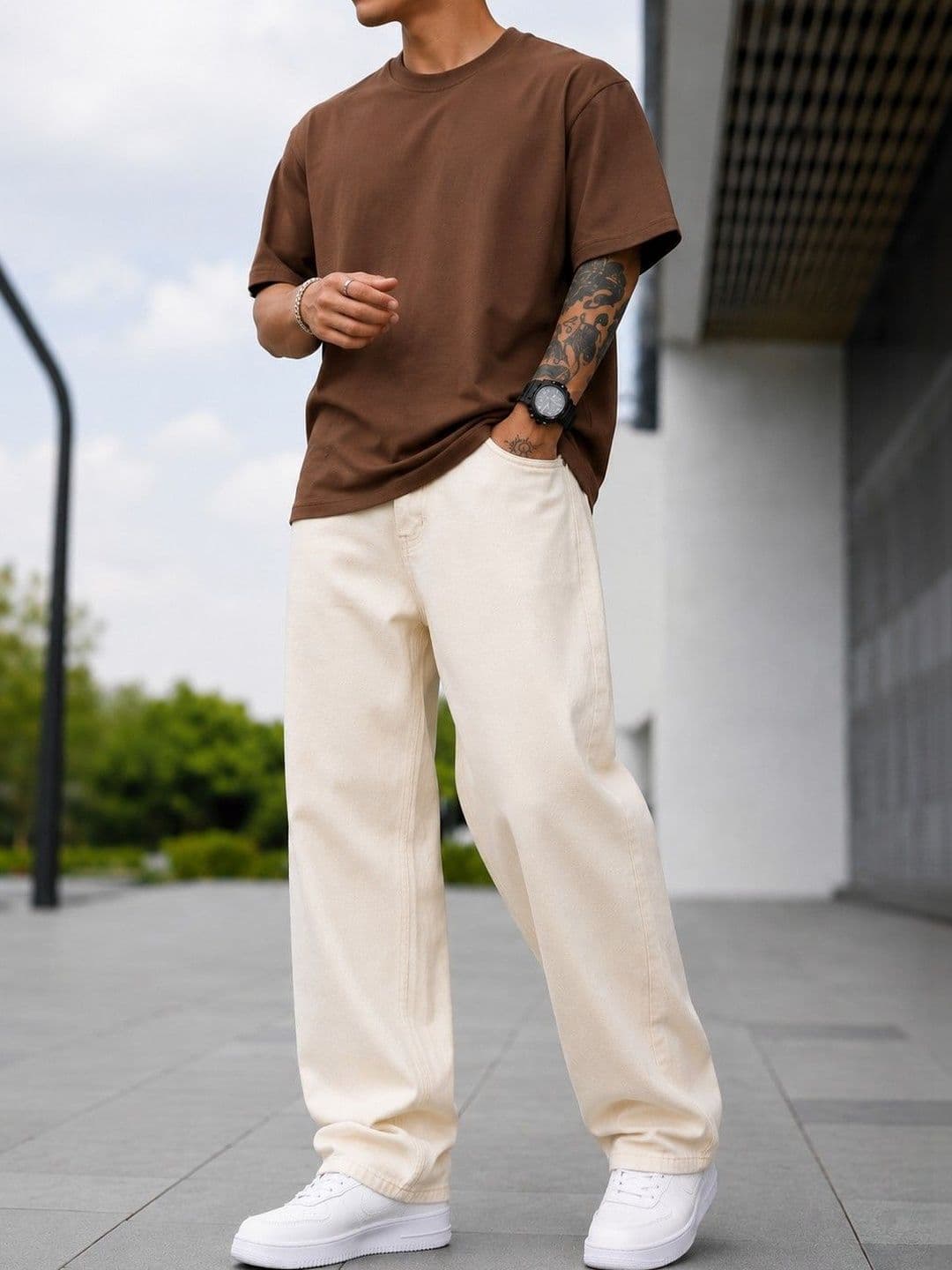 DENIM LIFE Men Classic Straight Fit Mid-Rise Stretchable Jeans - view 1