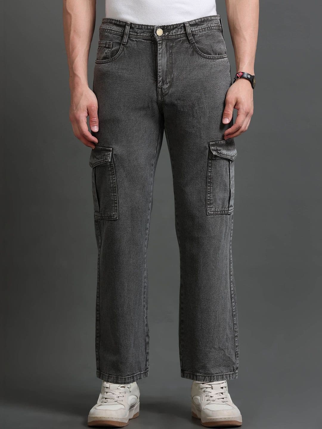 Kolor Fusion Men Loose Mid-Rise Light Fade Jeans - view 1