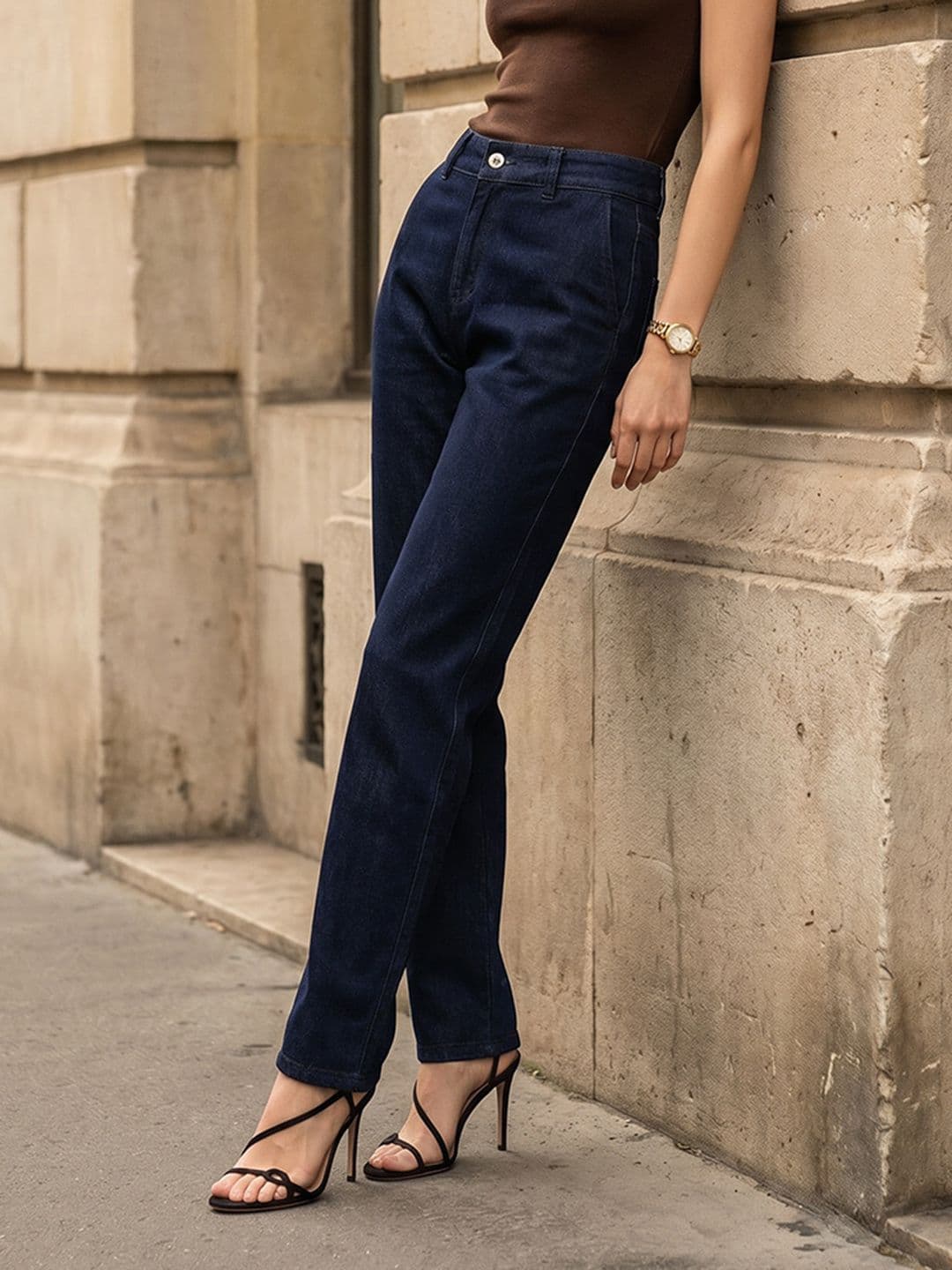 Chemistry Women Straight Fit High-Rise Stretchable Jeans - view 1