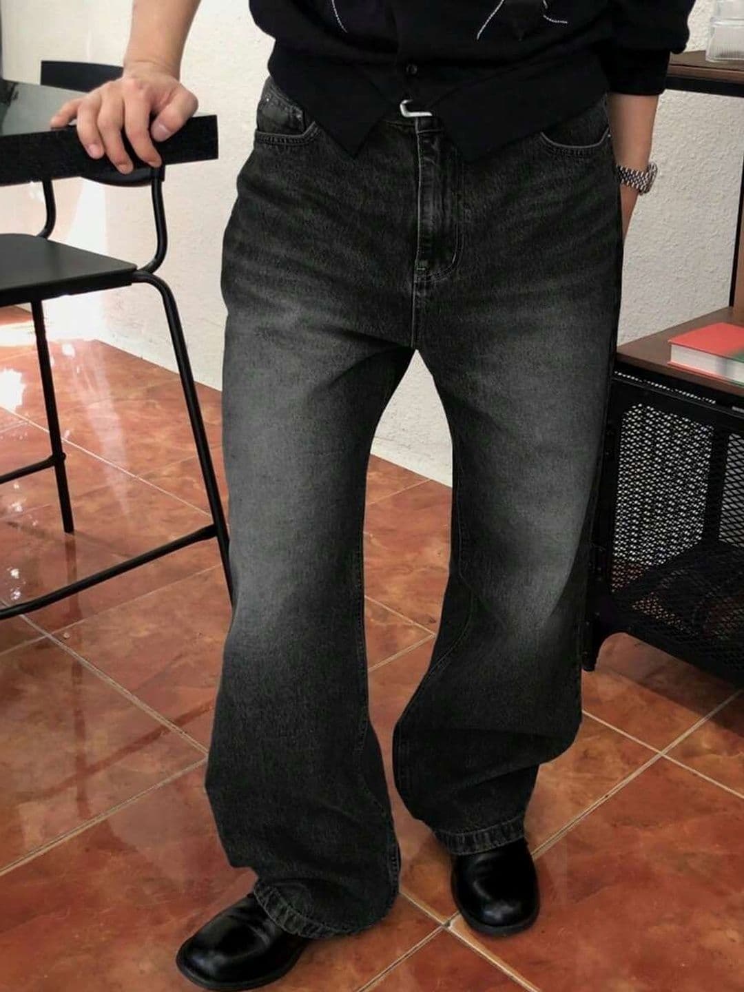 YAMEETFIT Men Jean Straight Fit Mid-Rise Jeans - view 1