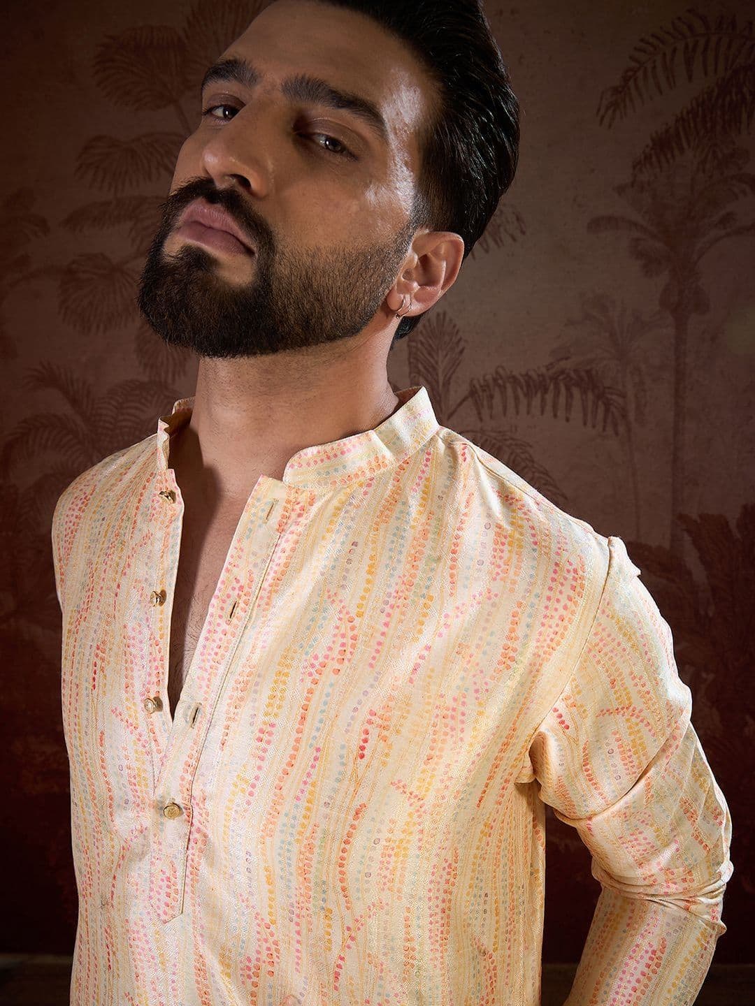 Ethnic Bay Men Printed Kurta - view 1