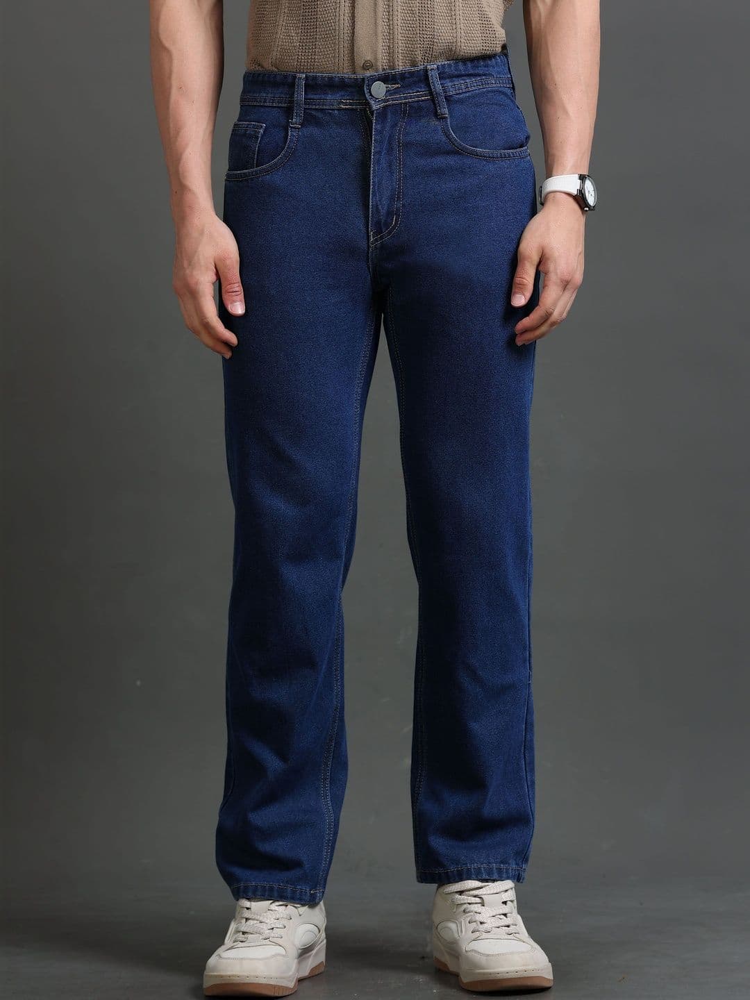 Kolor Fusion Men Loose Straight Fit Mid-Rise Jeans - view 1