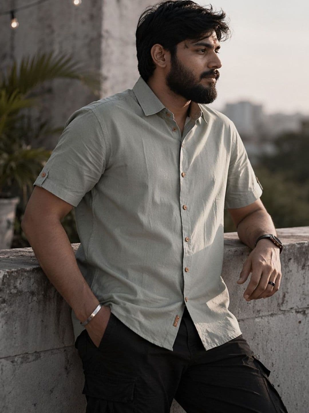 IRSIA Men Relaxed Casual Shirt - view 1