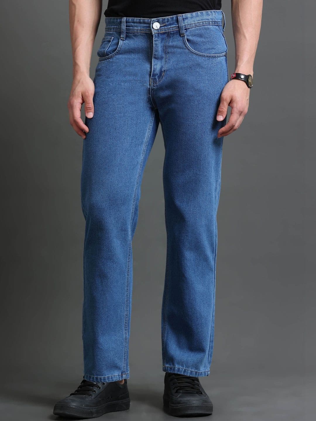 Kolor Fusion Men Loose Straight Fit Mid-Rise Jeans - view 1