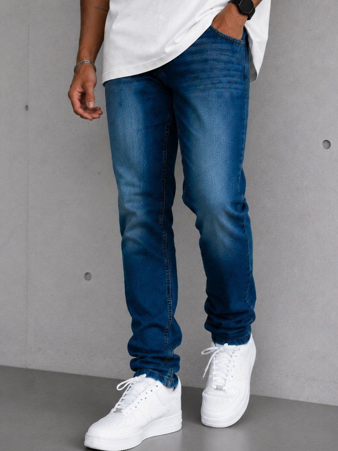 YAMEETFIT Men Jean Straight Fit Mid-Rise Jeans - view 1