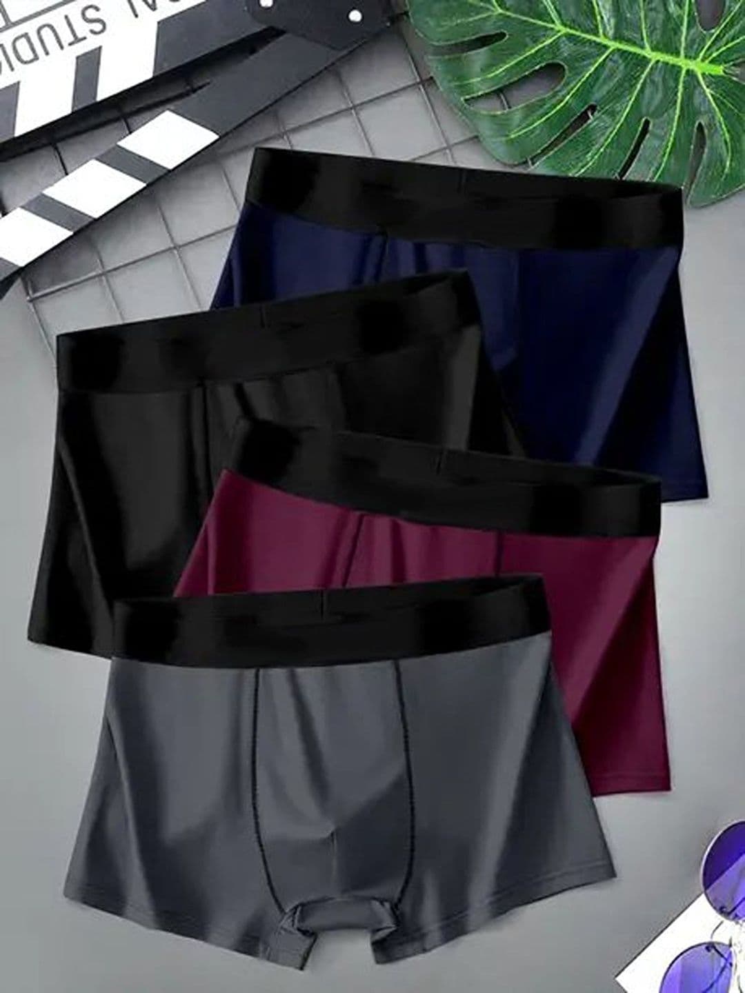 The Boring Company Men Pack of 4 Assorted Boy Shorts - view 1