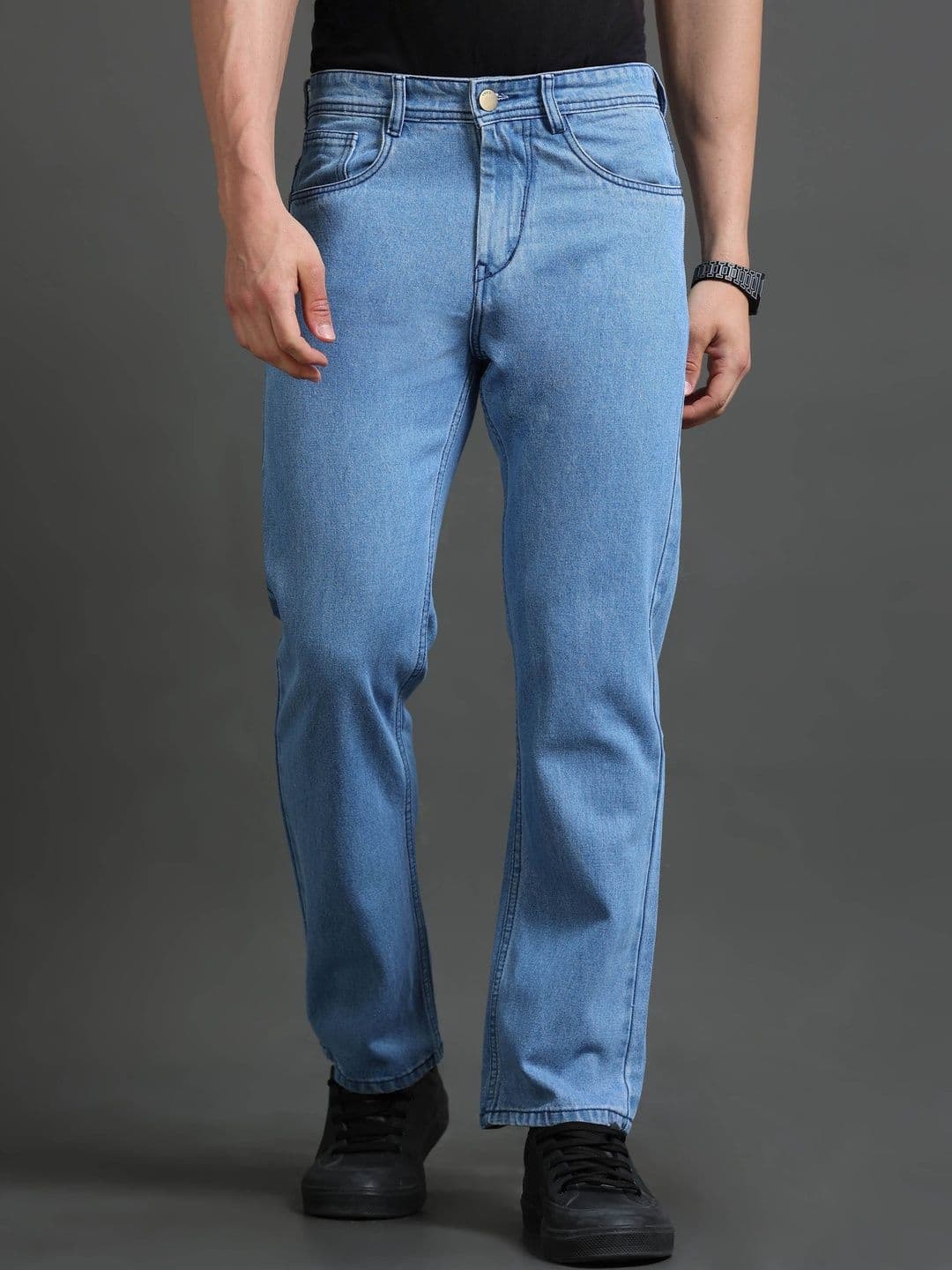 Kolor Fusion Men Loose Straight Fit Mid-Rise Jeans - view 1