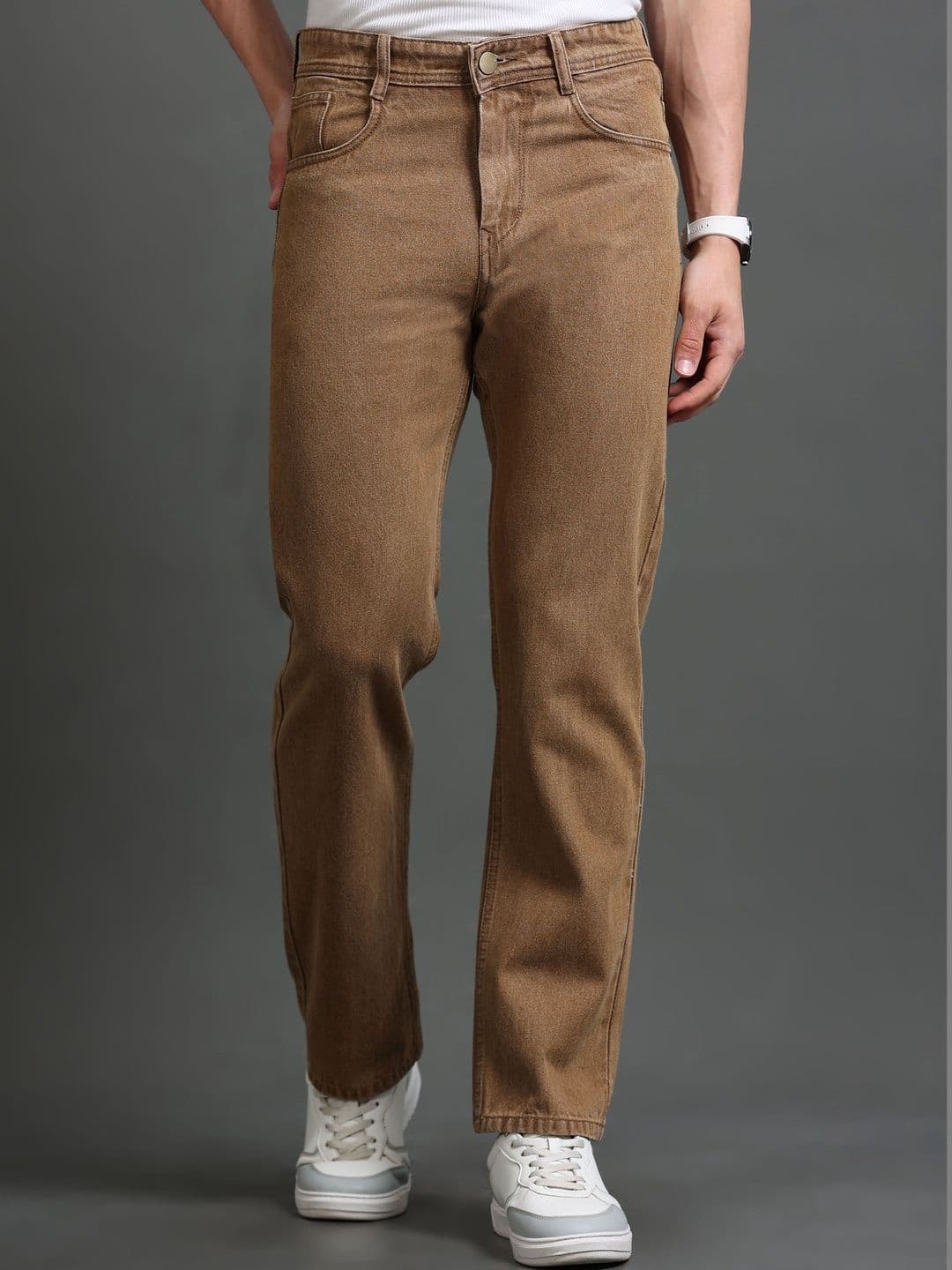 Kolor Fusion Men Loose Straight Fit Mid-Rise Jeans - view 1