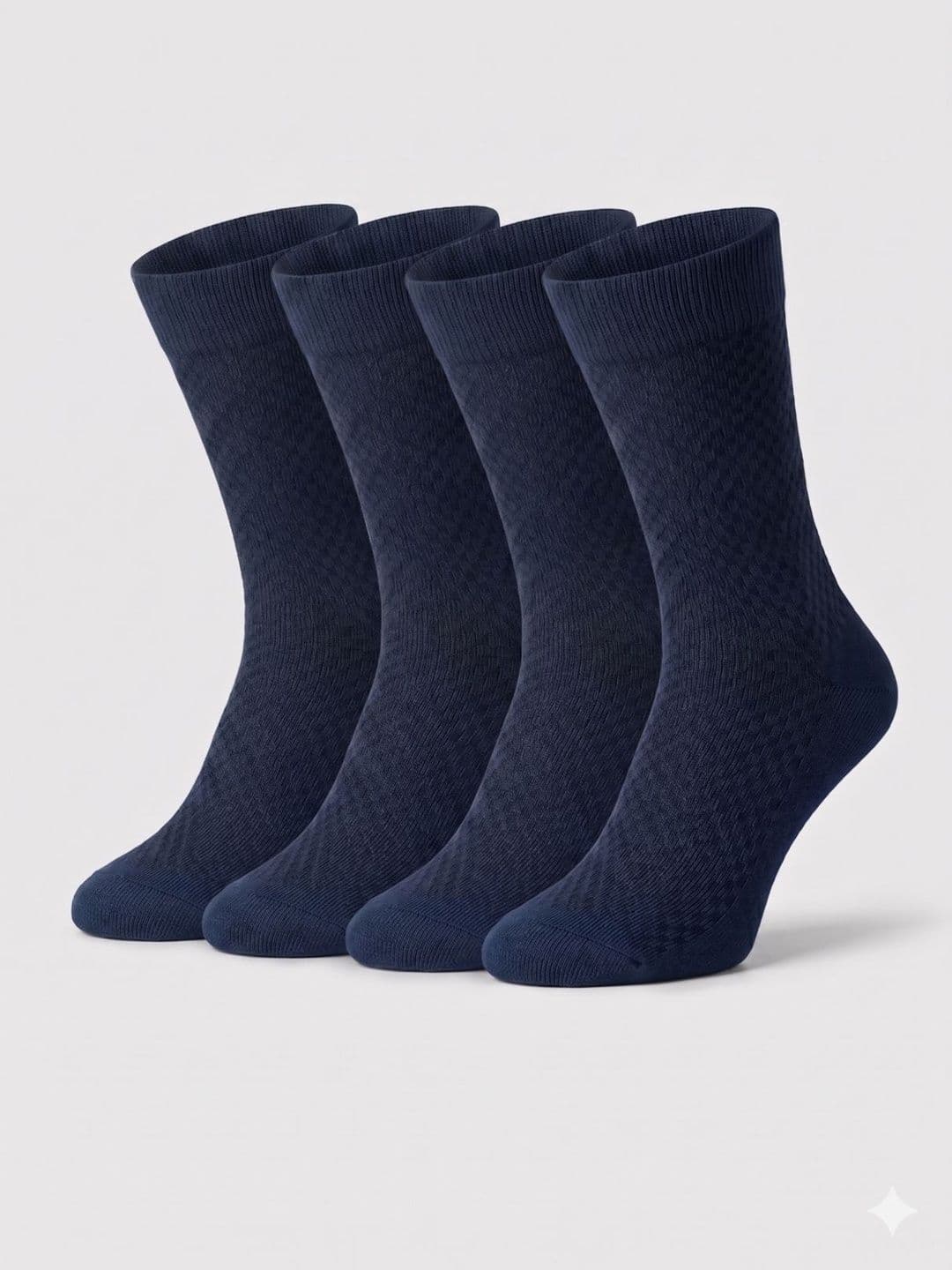 Moda Rapido Men Pack of 4 Cotton Blend Patterned Calf Length Socks - view 1