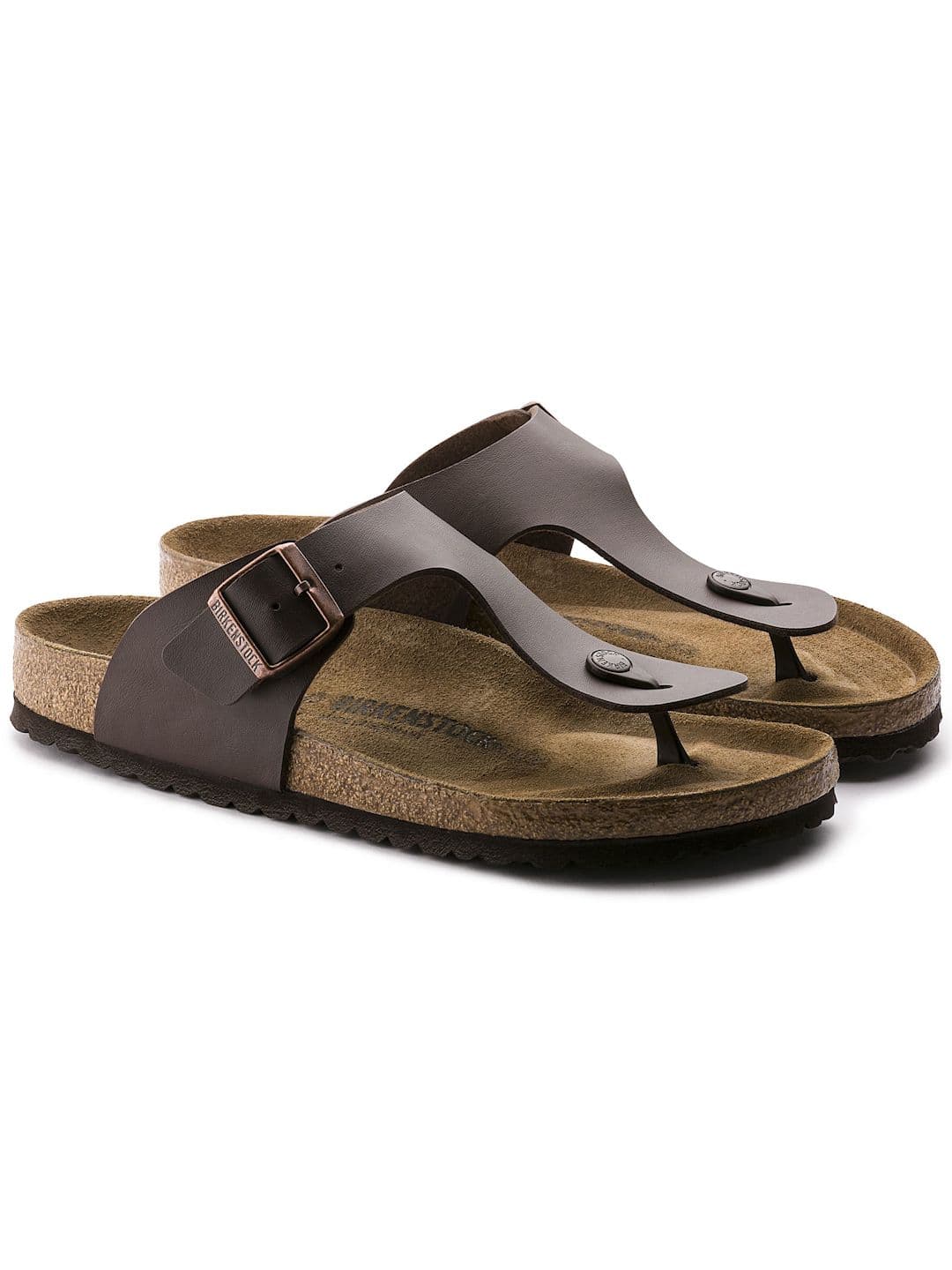 Birkenstock Men Brown Ramses Birko-Flor Regular Width Comfort Sandals - view 1