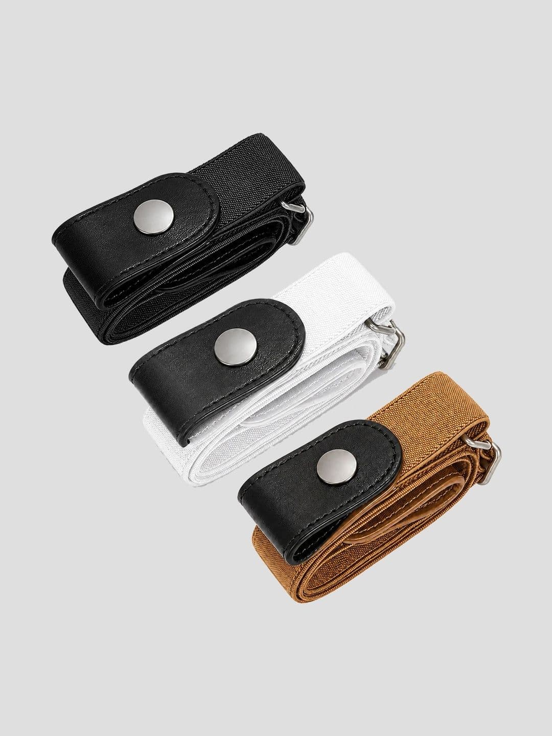 Navkar Crafts Unisex Textured 3 Belt - view 1