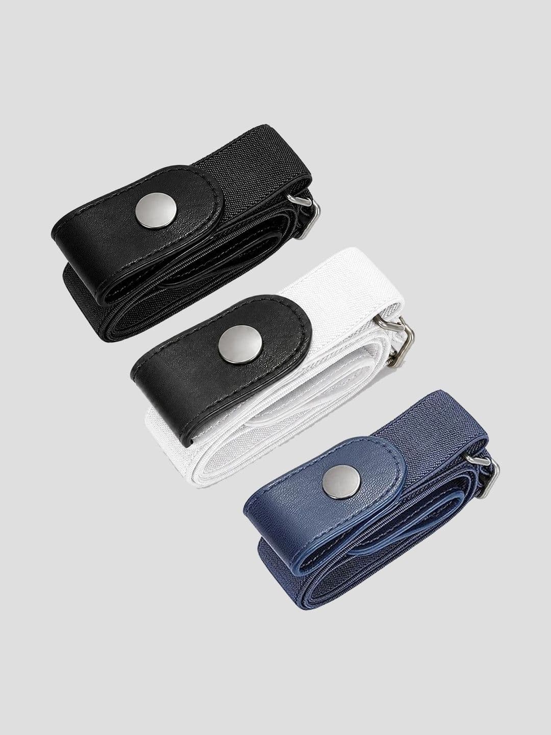 Navkar Crafts Unisex Textured 3 Belt - view 1