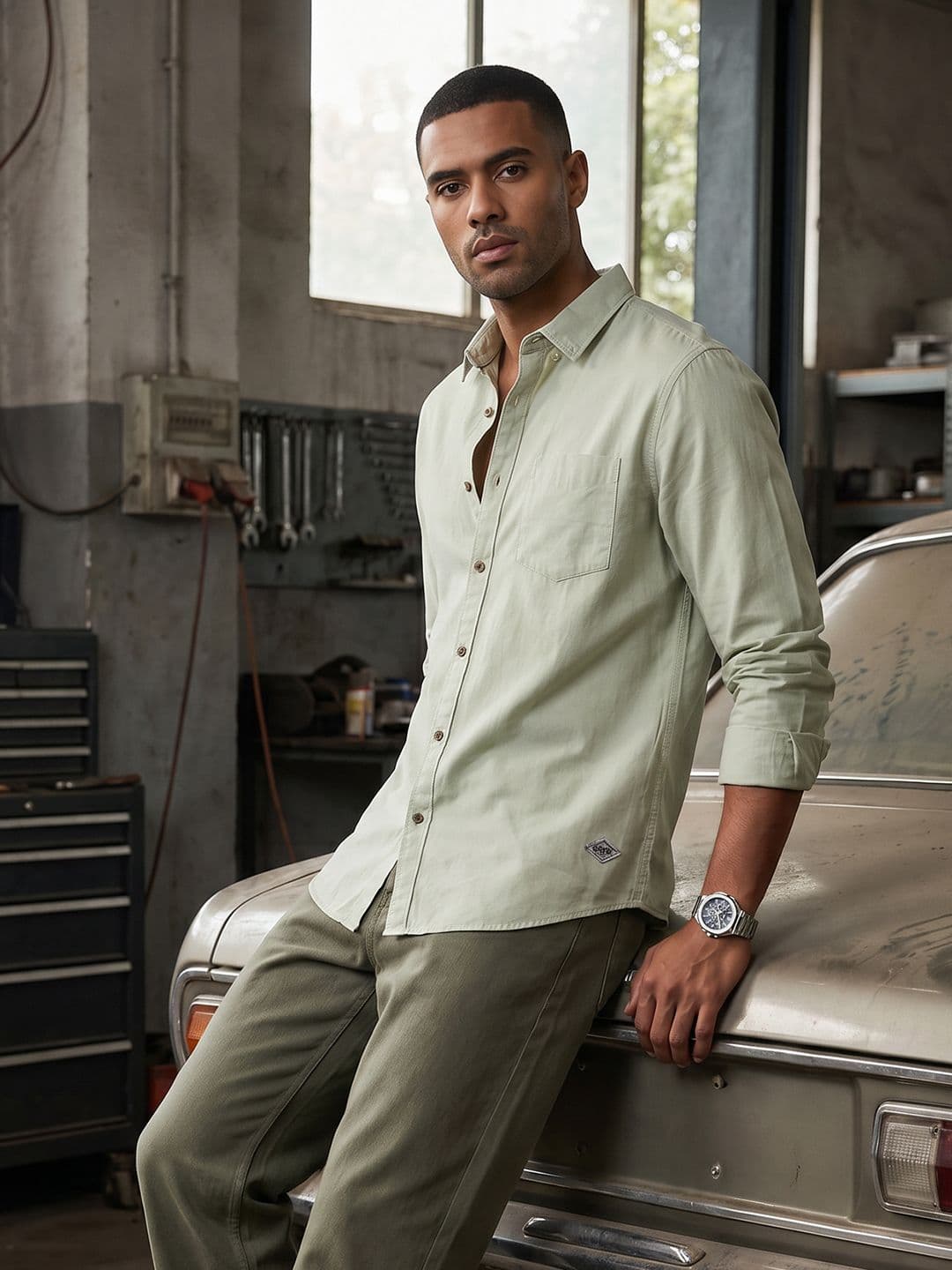 The Roadster Life Co. Spread Collar Casual Shirt - view 1