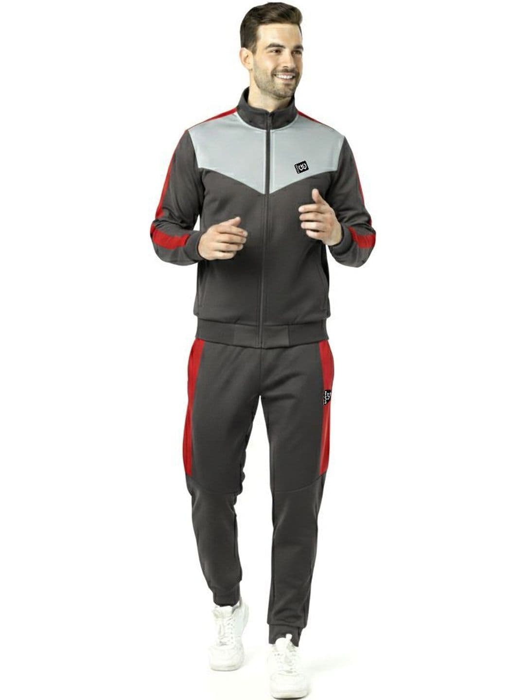 KWINGS Cotton Blend Mock Collar Tracksuits - view 1