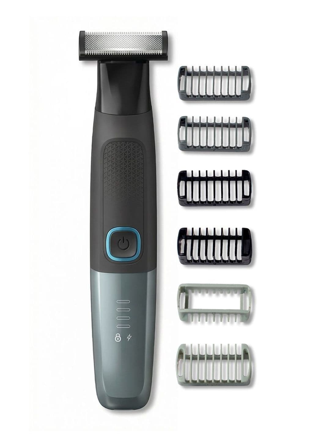 Ikonic Me Masterstroke 6-In-1 Personal Groomer with Sense-Cut Duo Blade - Black & Grey - view 1