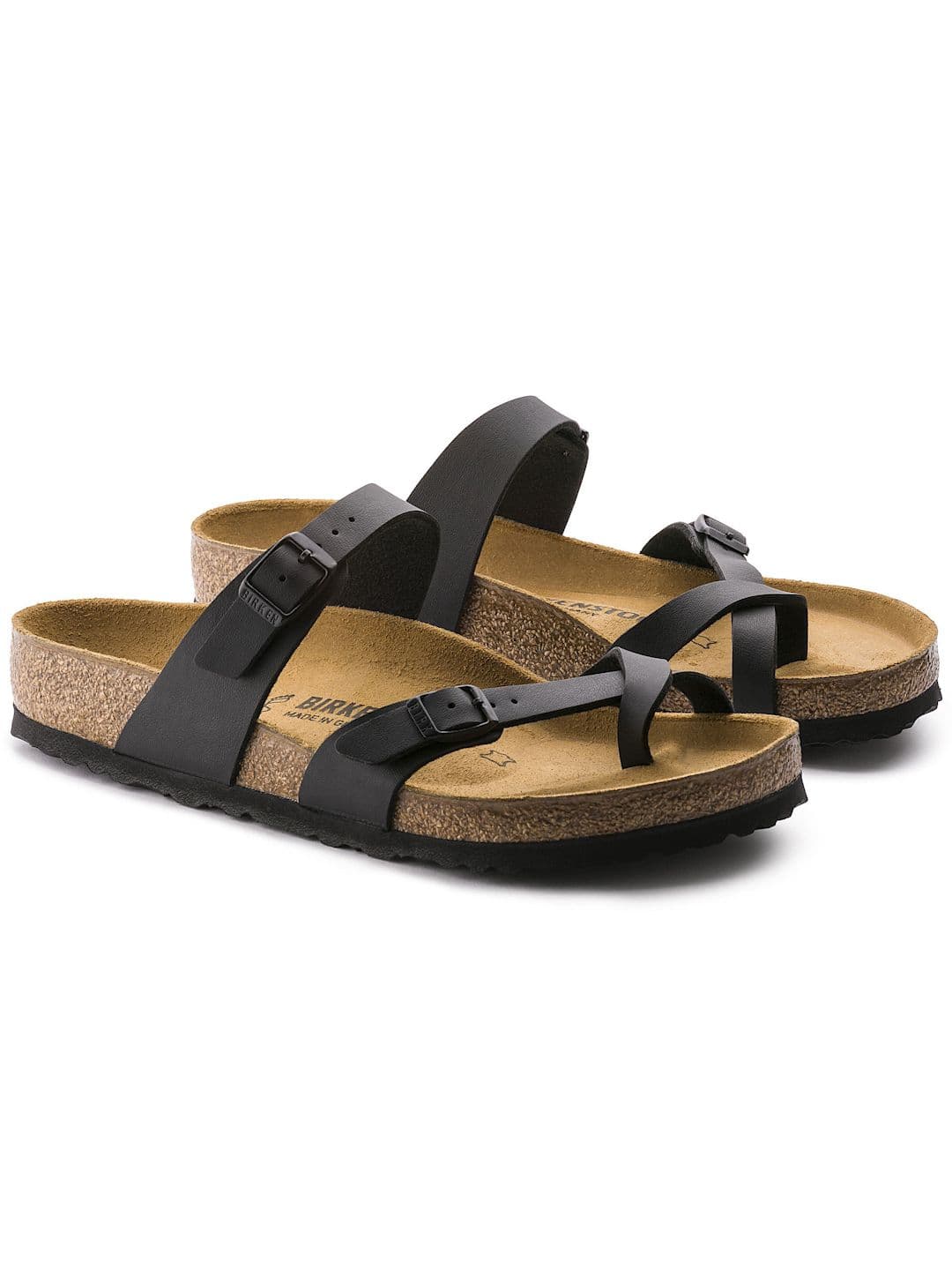 Birkenstock Unisex Black Mayari Birko-Flor Regular Width Sandals - view 1