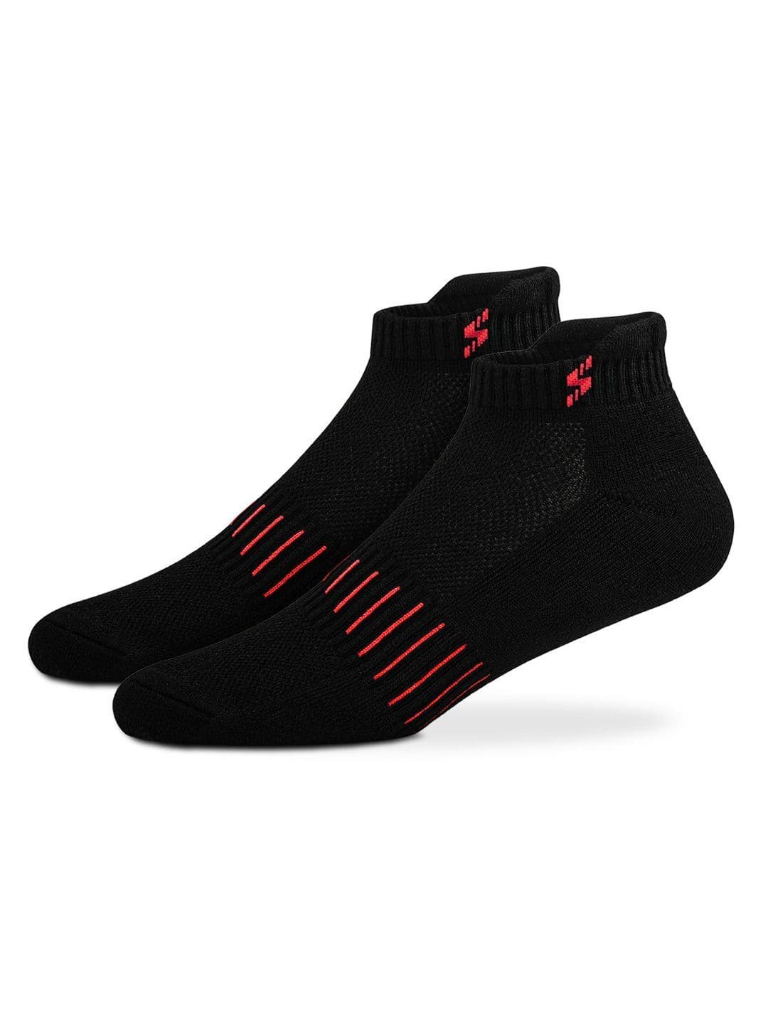 Supersox Unisex Bamboo Ankle-Length Black Socks - view 1