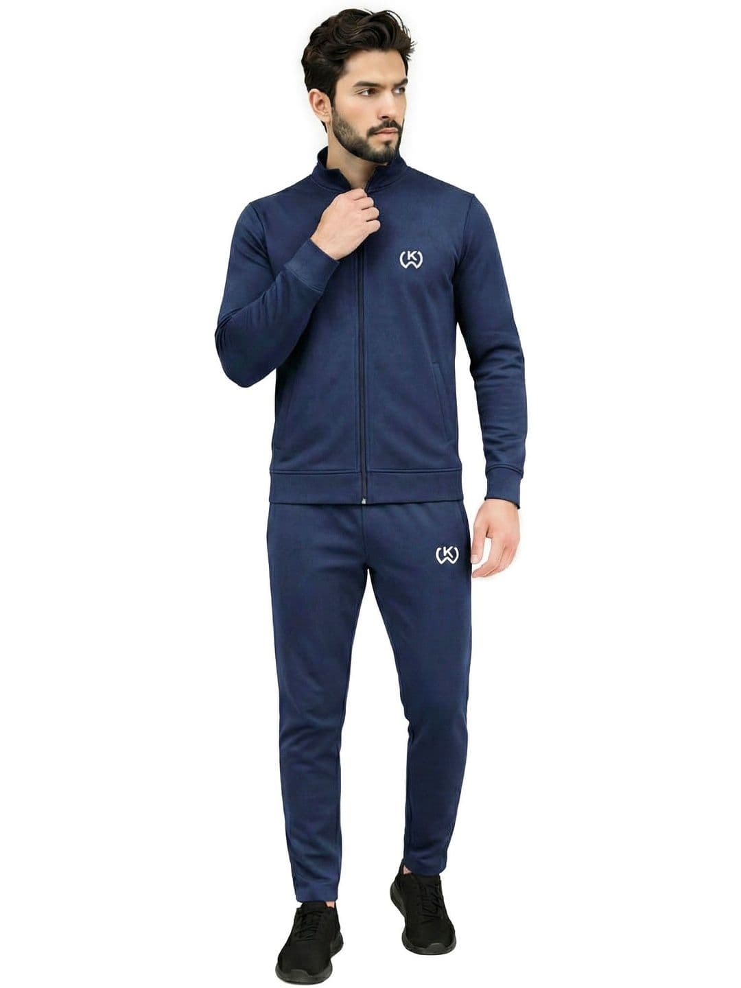 KWINGS Cotton Blend Mock Collar Tracksuits - view 1