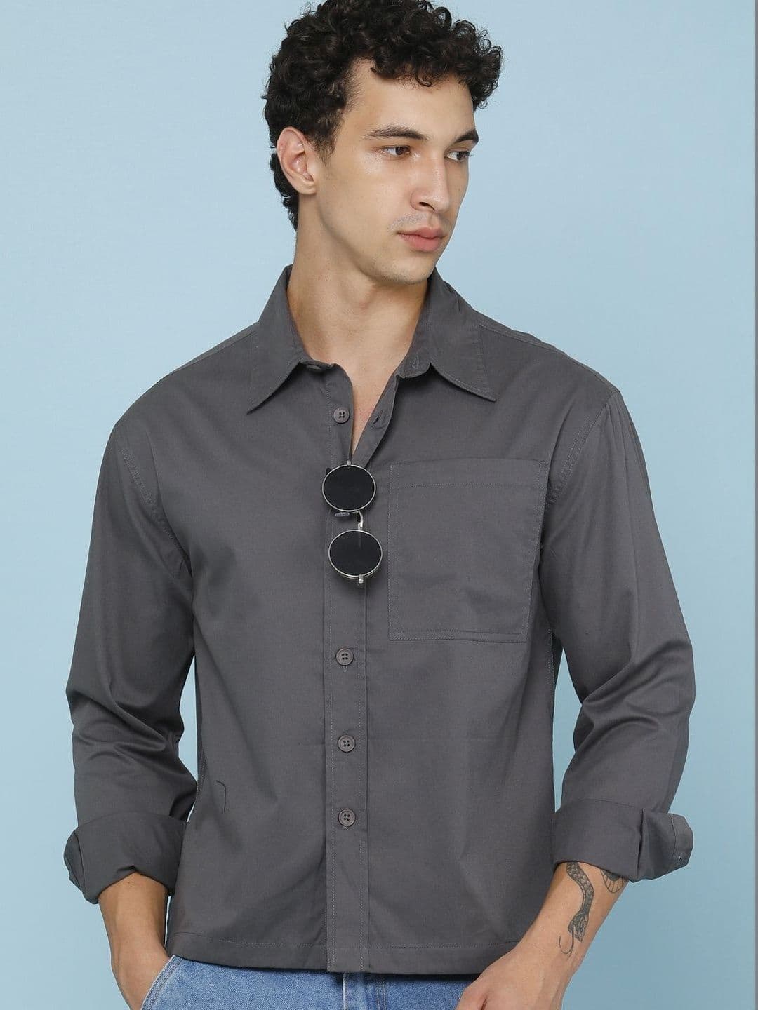LIMEROAD Men Boxy Casual Shirt - view 1