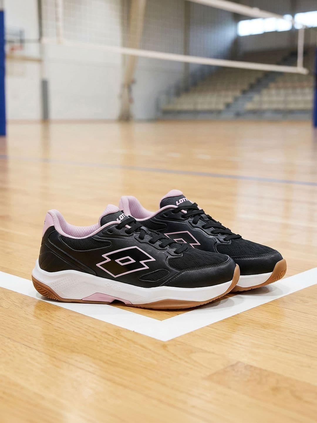 Lotto Women Triumph Black Badminton Shoes - view 1