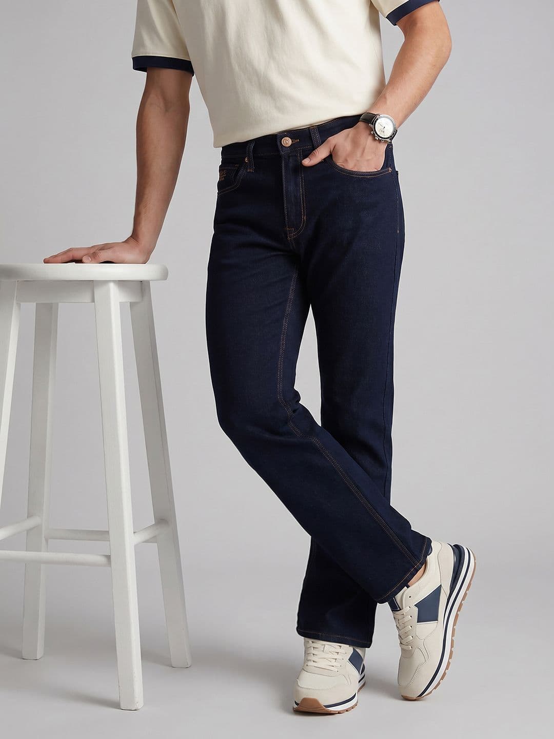 U.S. Polo Assn. Denim Co. Men Connor Bootcut Stretchable Jeans - view 1