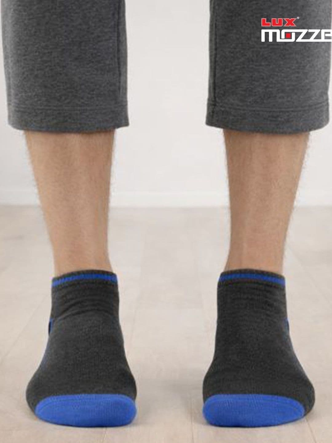 LUX MOZZE Men Assorted Pack Of 3 Ankle Length Socks - view 1
