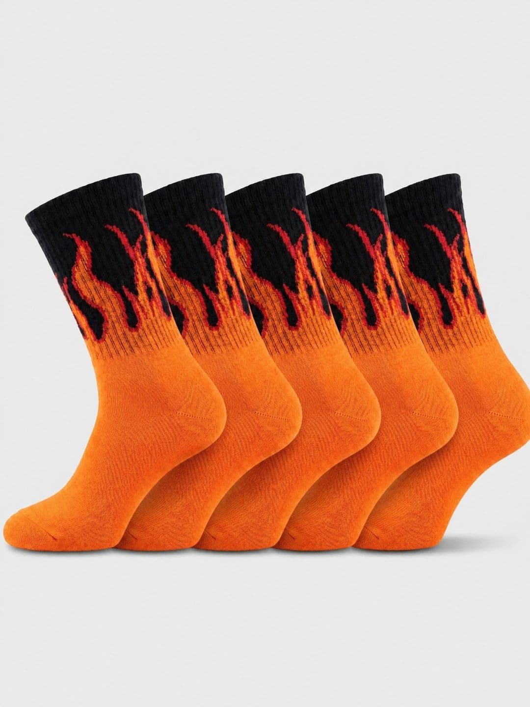Moda Rapido Men Pack of 5 Cotton Blend Patterned Above Ankle Socks - view 1