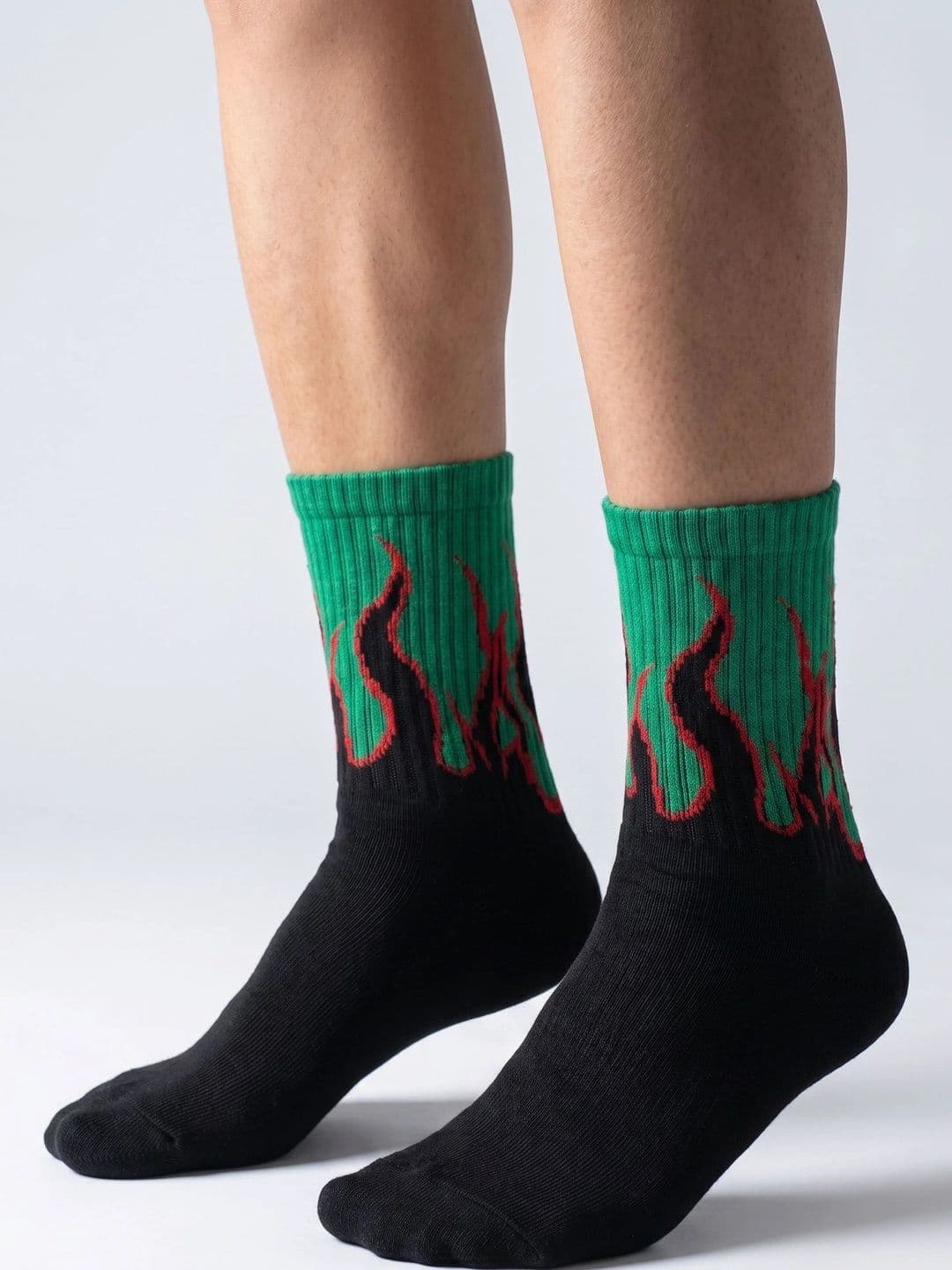 Moda Rapido Men Pack of 4 Cotton Blend Patterned Calf Length Socks - view 1