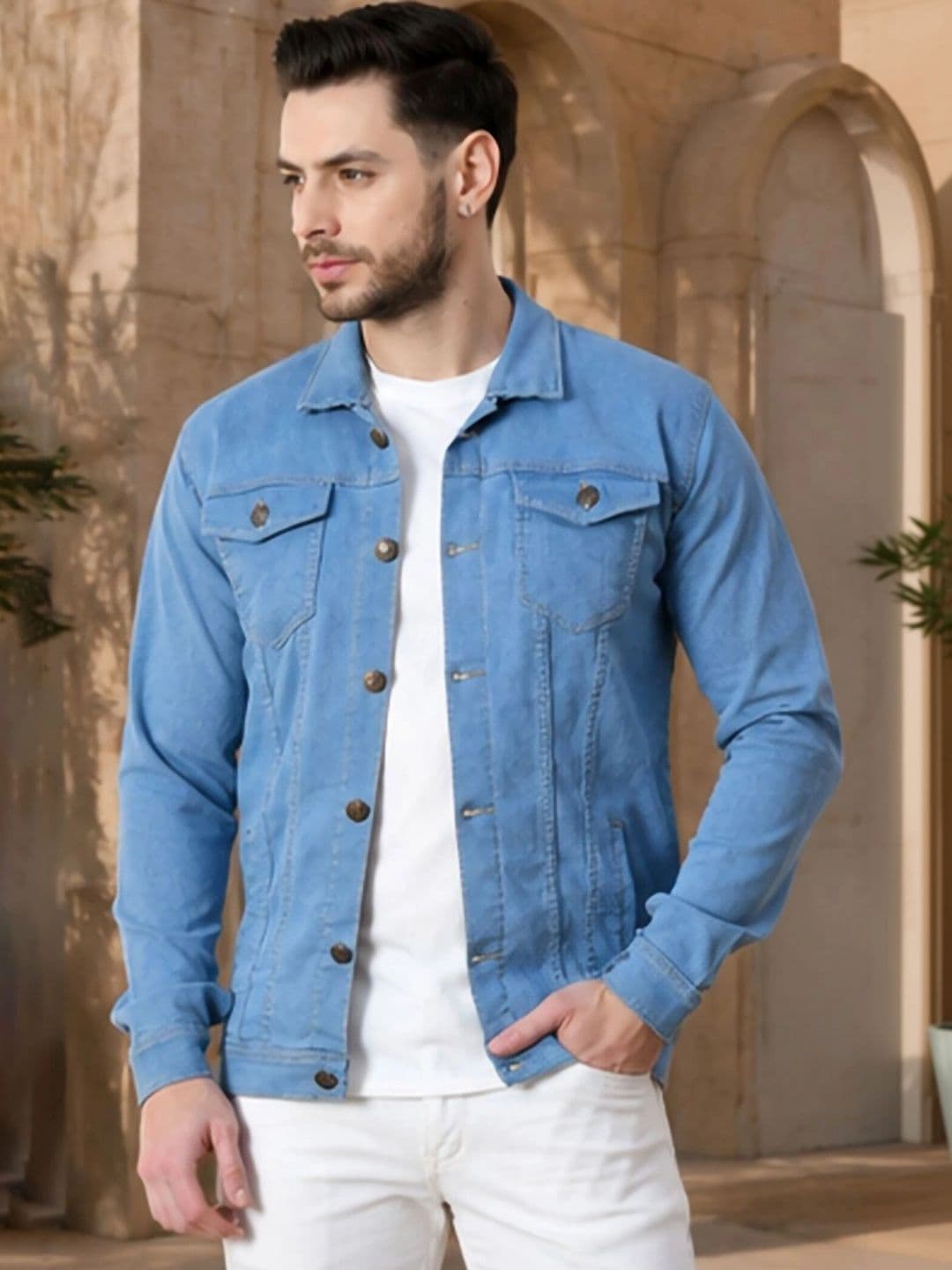 Mevan Men Outdoor Denim Jacket - view 1