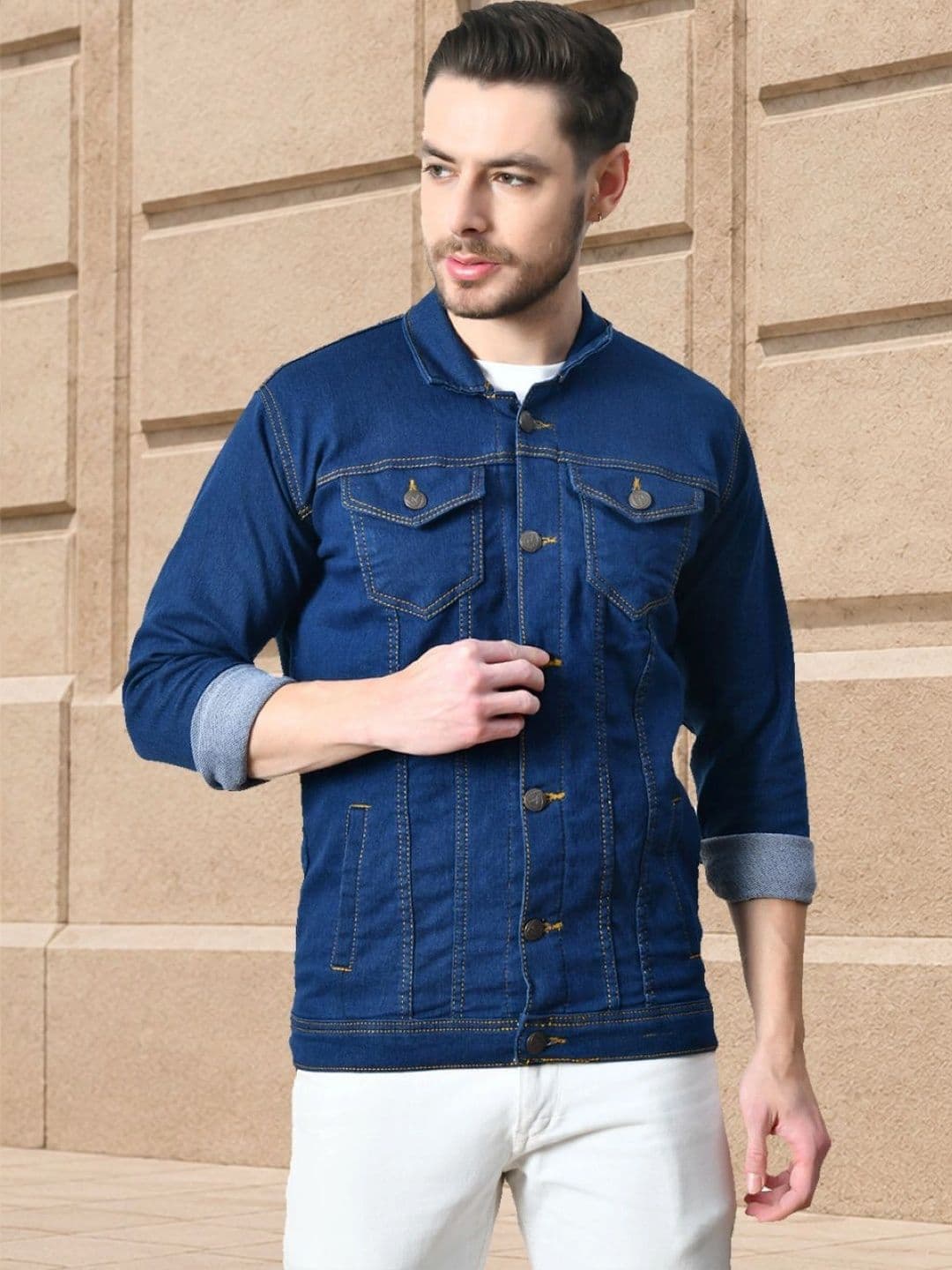 Mevan Men Outdoor Denim Jacket - view 1