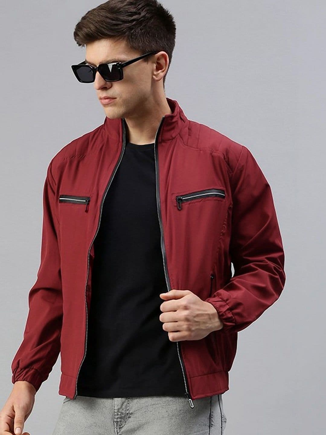 Kaali Peeli Men Lightweight Bomber Jacket - view 1
