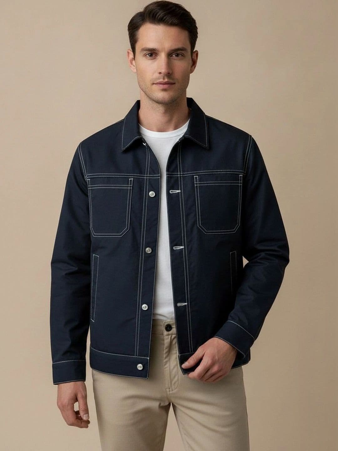 The Roadster Lifestyle Co. Men Denim Jacket - view 1