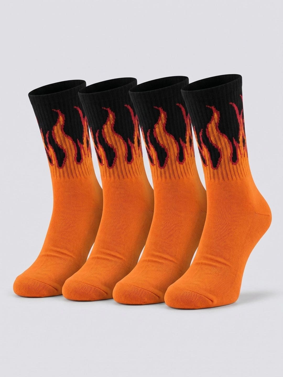 Moda Rapido Men Pack of 4 Cotton Blend Patterned Above Ankle Socks - view 1