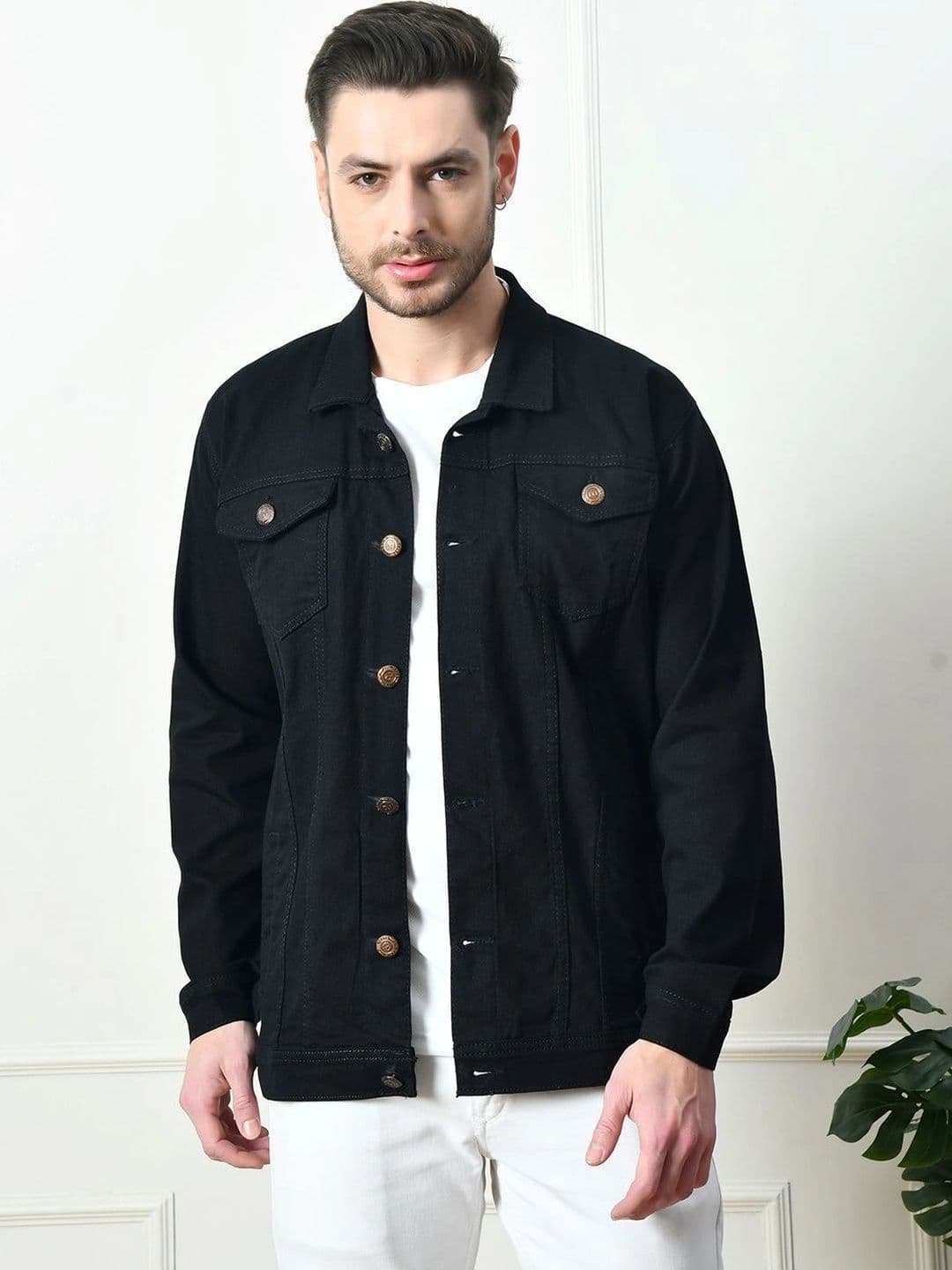 Kook N Keech Men Outdoor Denim Jacket - view 1