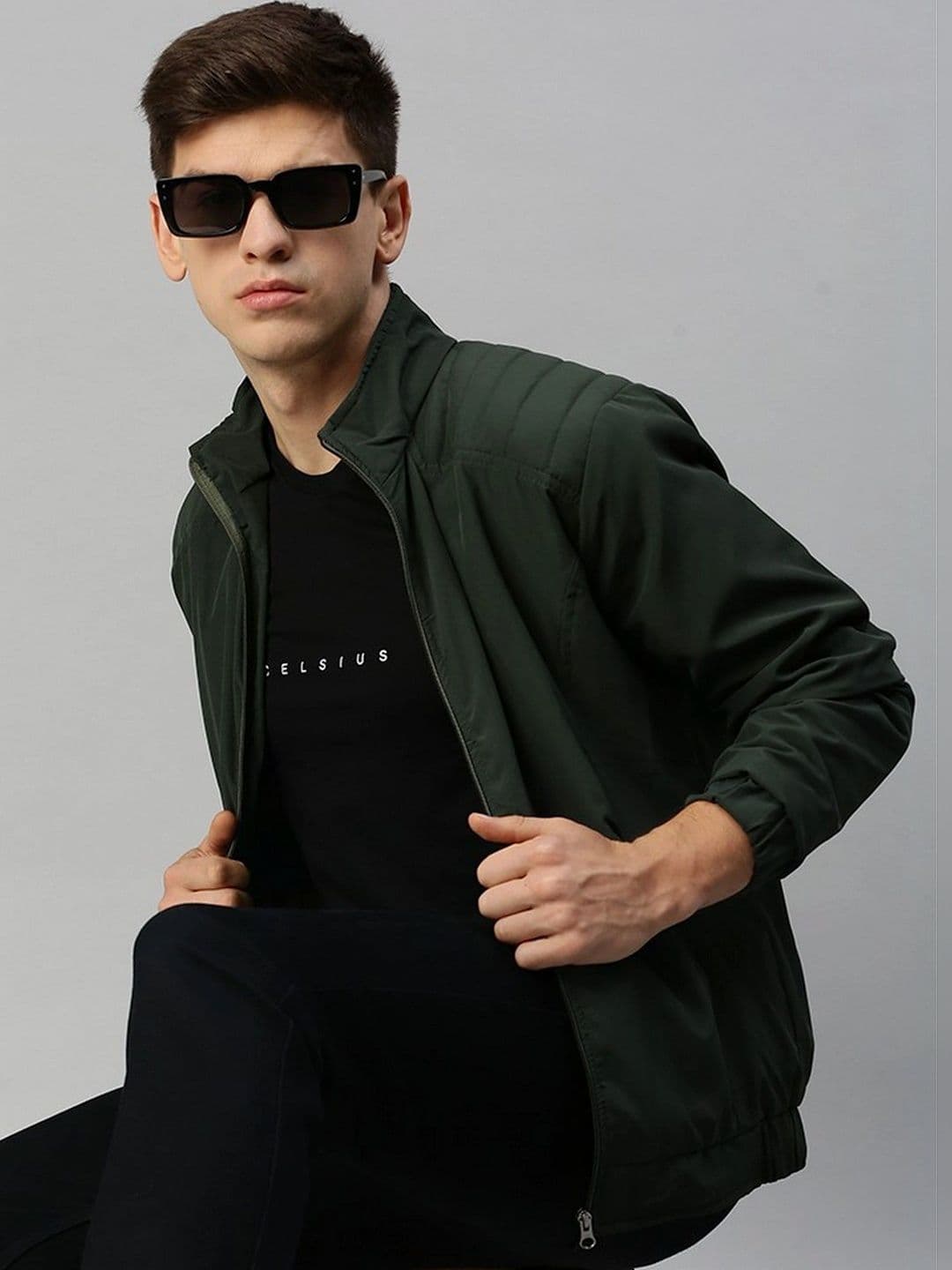 Kaali Peeli Men Lightweight Bomber Jacket - view 1