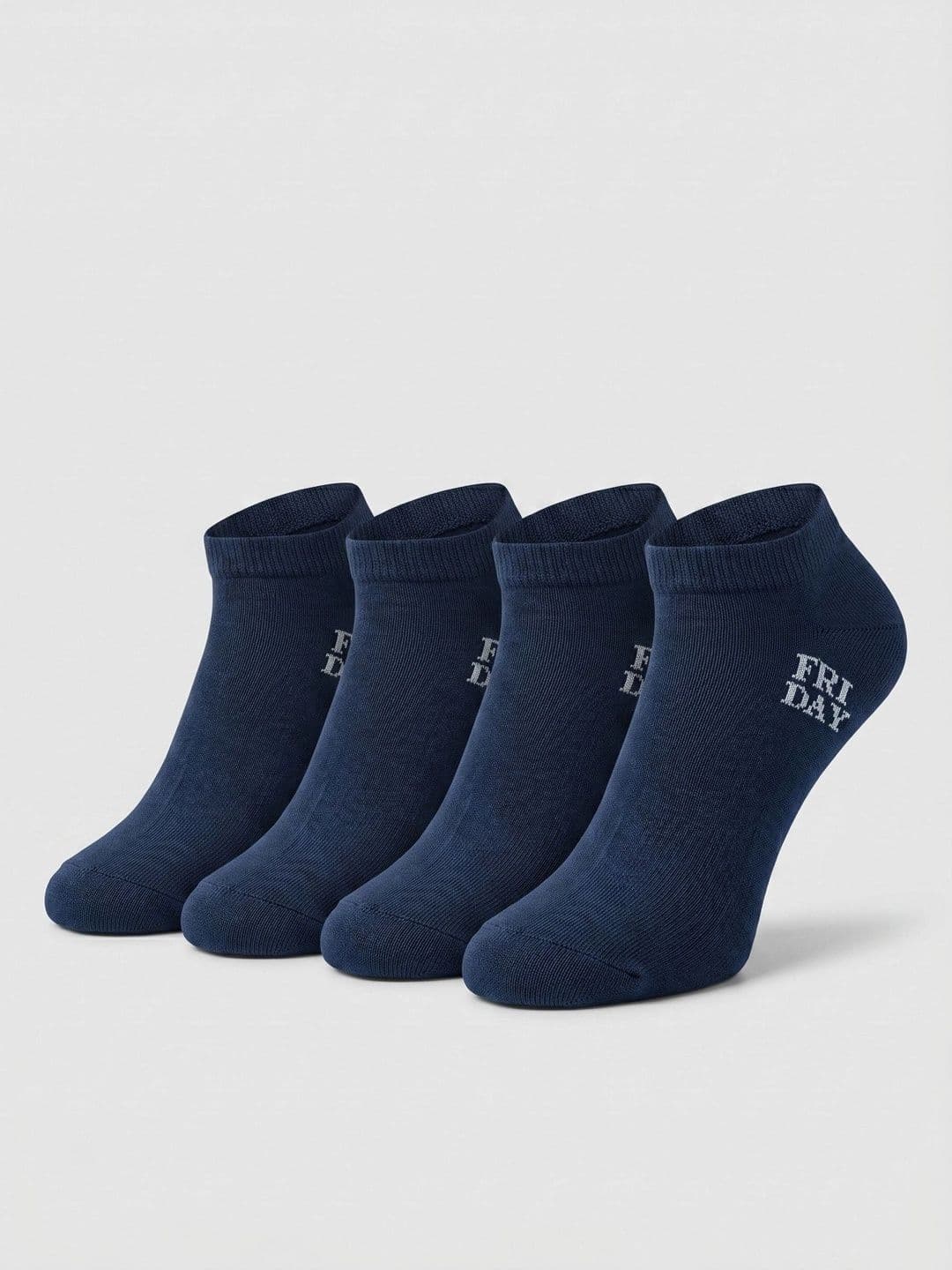 Moda Rapido Men Pack of 4 Cotton Blend Patterned Ankle Length Socks - view 1