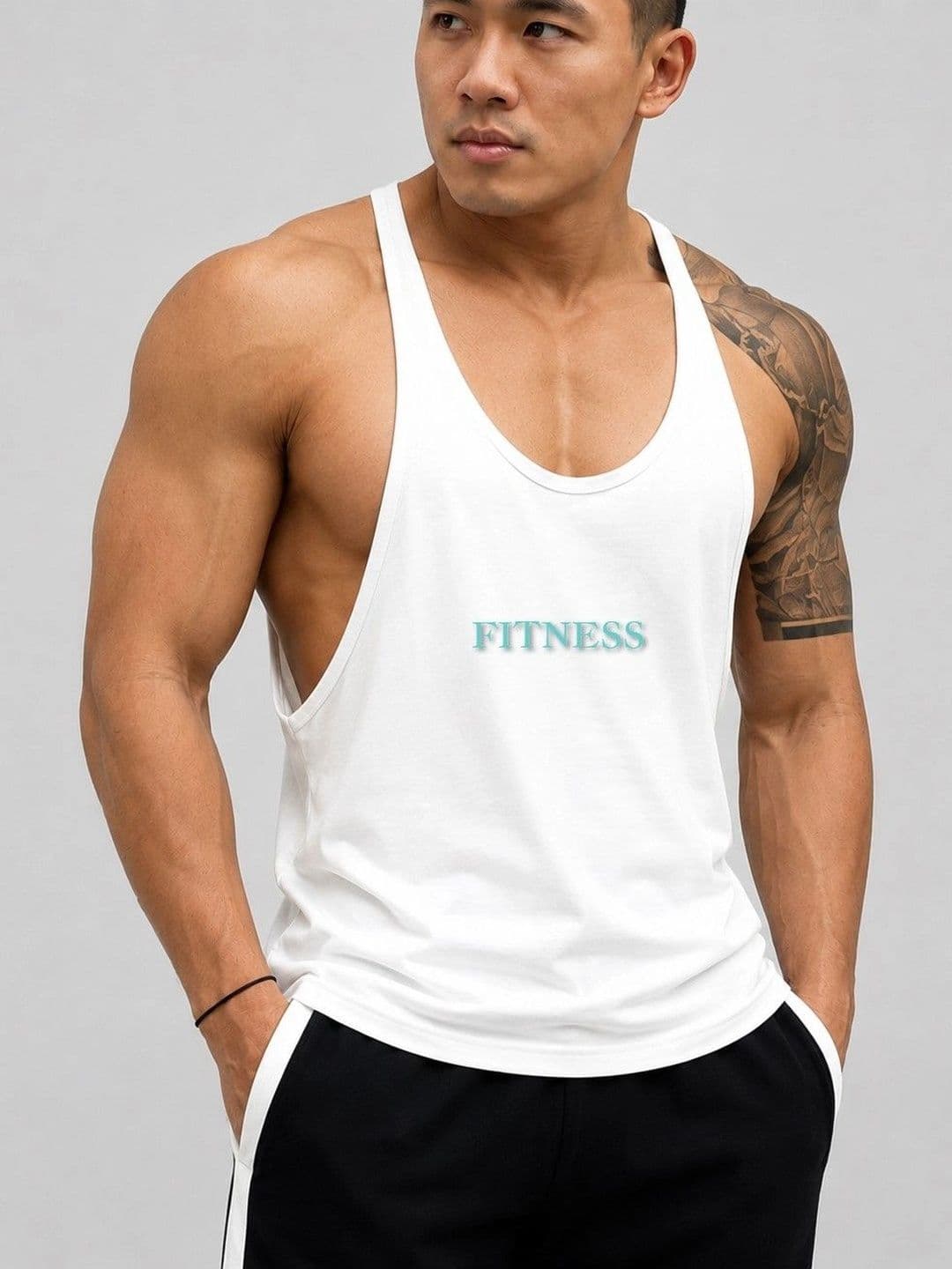 VTSPORTS Printed Gym Vest - view 1