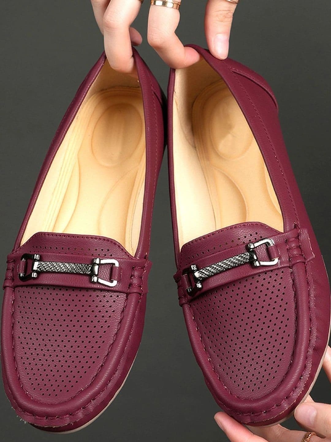 Moda Rapido Women Perforations Loafers - view 1