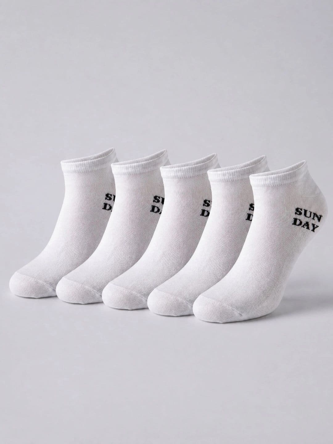 Moda Rapido Men Pack of 5 Cotton Blend Patterned Ankle Length Socks - view 1