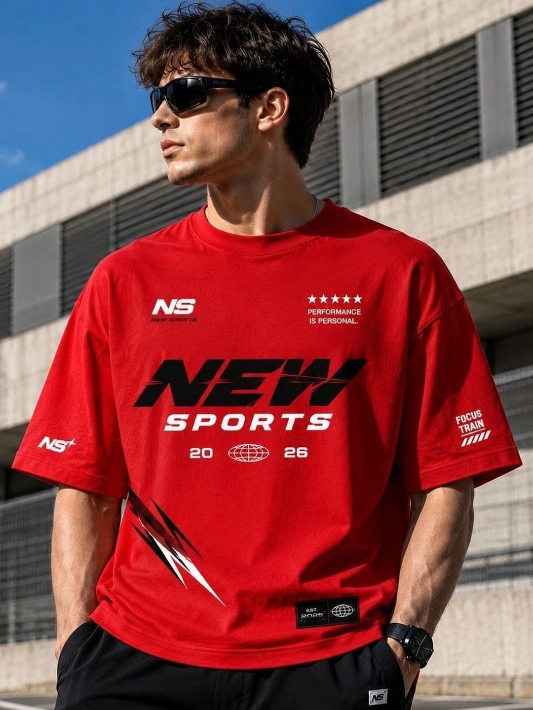 Good Sign Men Brand Logo Printed T-shirt - view 1