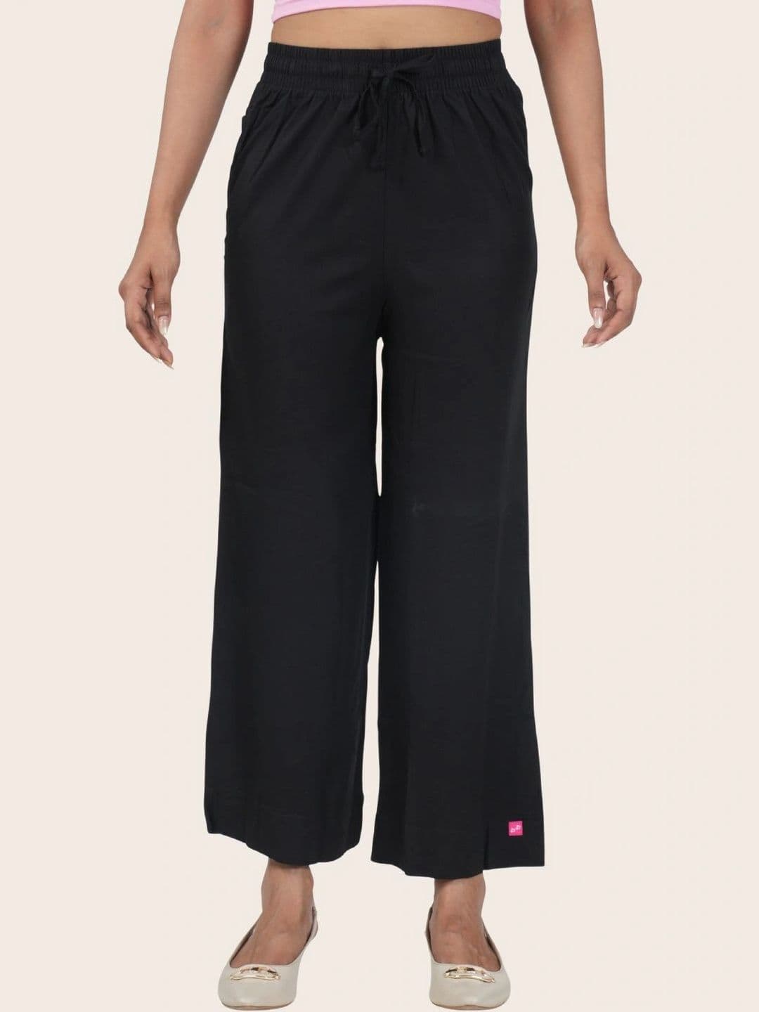 Fly Birds Women Knitted Cropped Ethnic Palazzos - view 1