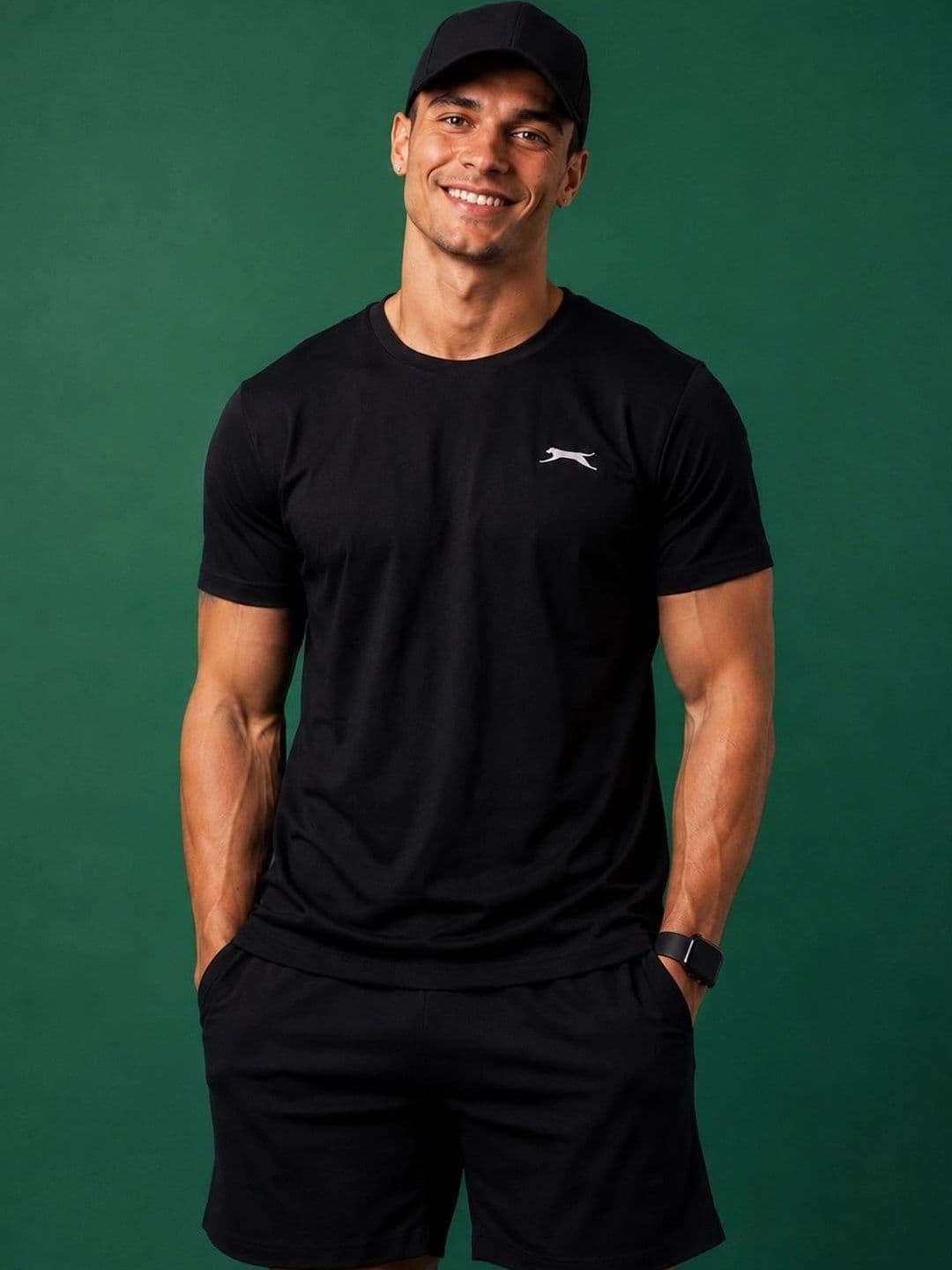 Slazenger Men Brand Logo Printed T-shirt - view 1