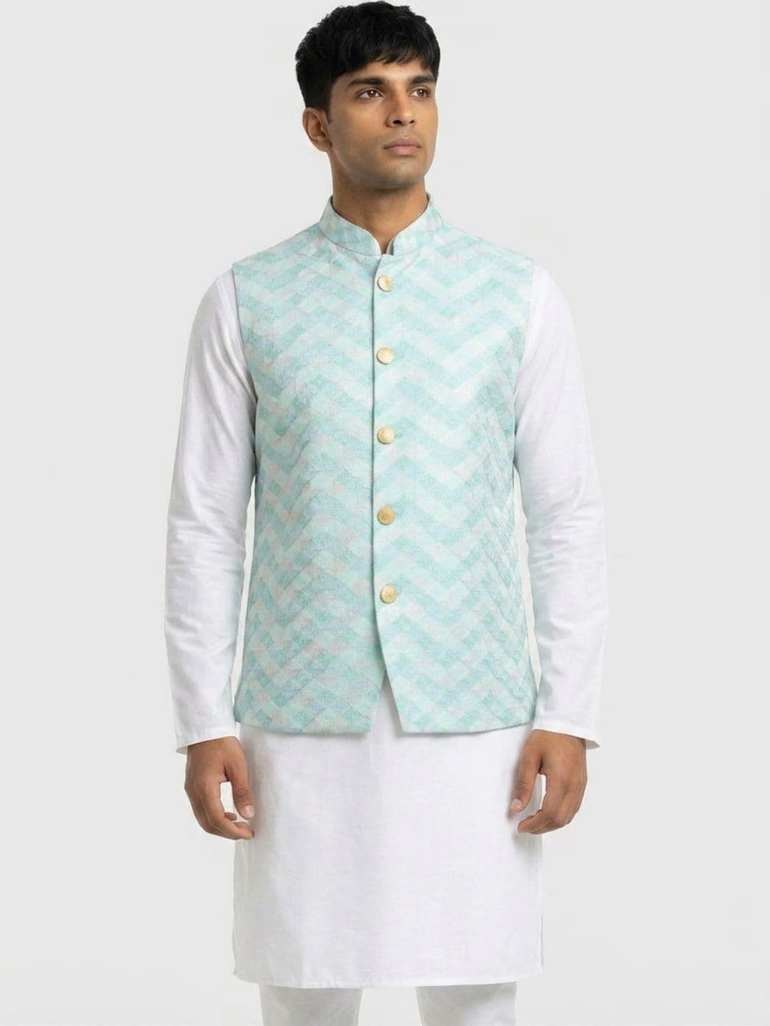 Sanman Ethnix by Raymond Men Open Front Jacket - view 1