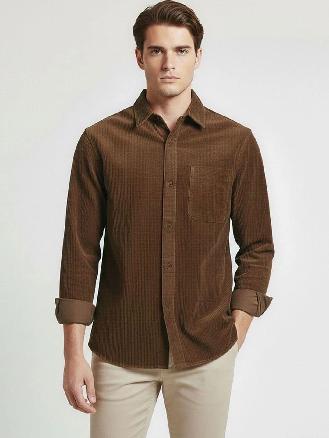 MISCHIEF MONKEY Men Classic Casual Shirt - view 1