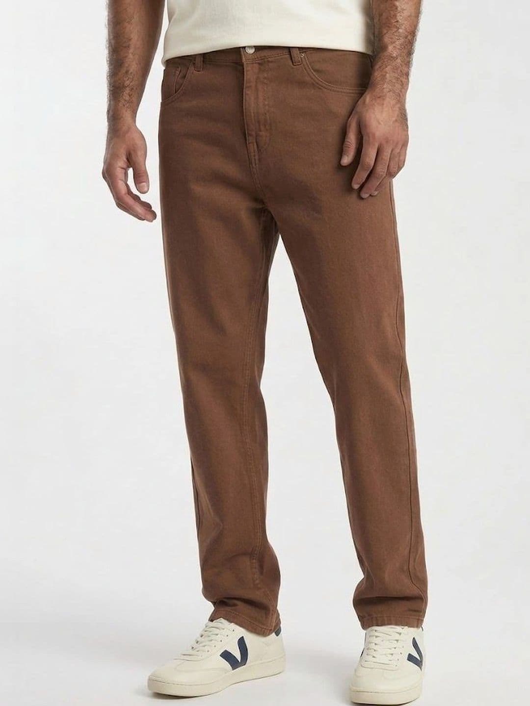 HERE&NOW Men Relaxed Fit Mid-Rise Non Stretchable Jeans - view 1